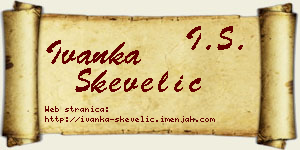 Ivanka Skevelić vizit kartica